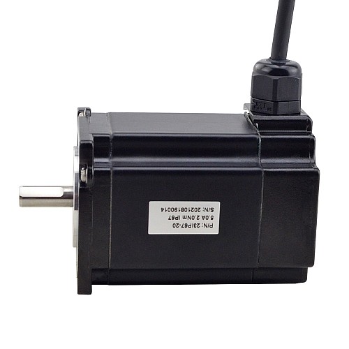 P Series IP67 Waterproof Nema 23 Stepper Motor 5.0A 1.8Nm(254.90oz.in) - 23IP67-20 | StepperOnline CA