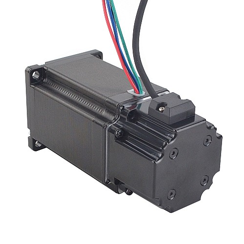 P Series Nema 24 Stepper Motor 3Nm(424.92oz.in) with Electromagnetic Brake - 24BK20-30 | StepperOnline CA P Series Nema 24 Stepper Motor 3Nm(424.92oz.in) with Electromagnetic Brake - 24BK20-30 | StepperOnline CA