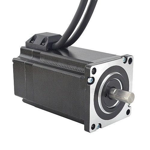P Series Nema 24 Closed Loop Stepper Motor 3Nm(424.83oz.in) with Encoder 1000PPR(4000CPR) - 24E1K-30 | StepperOnline CA