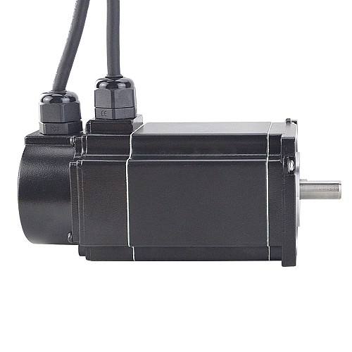 P Series IP65 Waterproof Nema 24 Closed Loop Stepper Motor 3Nm(424.92oz.in) with Encoder 1000PPR(4000CPR) - 24E1KIP65-30 | StepperOnline CA