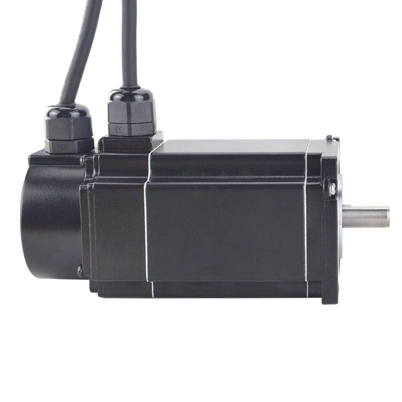 P Series IP65 Waterproof Nema 24 Closed Loop Stepper Motor 3Nm(424.92oz.in) with Encoder 1000PPR(4000CPR) - 24E1KIP65-30 | StepperOnline CA