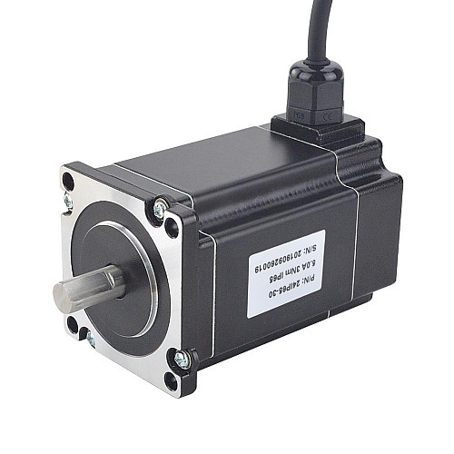 P Series IP65 Waterproof Nema 24 Stepper Motor 5.0A 3Nm(424.92oz.in) - 24IP65-30 | StepperOnline CA P Series IP65 Waterproof Nema 24 Stepper Motor 5.0A 3Nm(424.92oz.in) - 24IP65-30 | StepperOnline CA