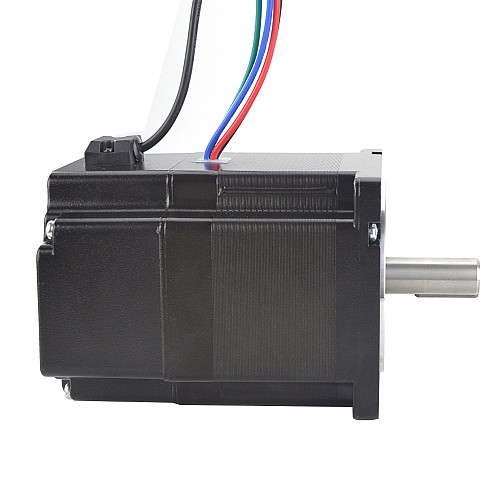 P Series Nema 34 Stepper Motor 4.5Nm(637.38oz.in) with Electromagnetic Brake - 34BK50-45 | StepperOnline CA
