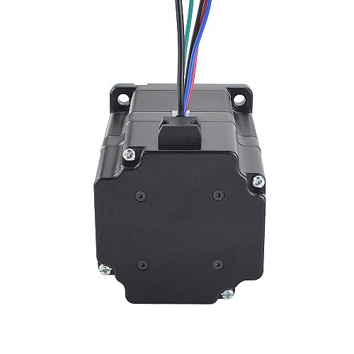 P Series Nema 34 Stepper Motor 4.5Nm(637.38oz.in) with Electromagnetic Brake - 34BK50-45 | StepperOnline CA