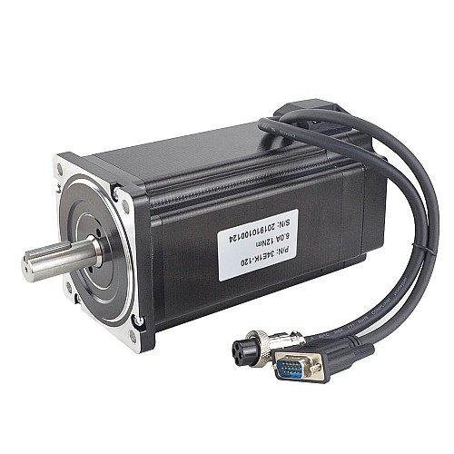P Series Nema 34 Closed Loop Stepper Motor 12Nm(1699.34oz.in) with Encoder 1000PPR(4000CPR) - 34E1K-120 | StepperOnline CA P Series Nema 34 Closed Loop Stepper Motor 12Nm(1699.34oz.in) with Encoder 1000PPR(4000CPR) - 34E1K-120 | StepperOnline CA