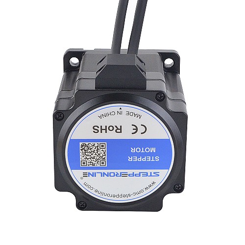 P Series Nema 34 Closed Loop Stepper Motor 4.5Nm(637.25oz.in) with Encoder 1000PPR(4000CPR) - 34E1K-45 | StepperOnline CA