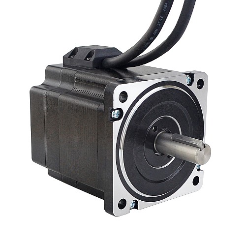 P Series Nema 34 Closed Loop Stepper Motor 4.5Nm(637.25oz.in) with Encoder 1000PPR(4000CPR) - 34E1K-45 | StepperOnline CA