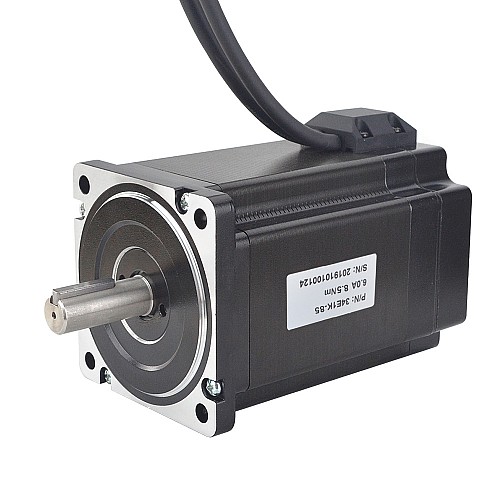 P Series Nema 34 Closed Loop Stepper Motor 8.5Nm(1203.7oz.in) with Encoder 1000PPR(4000CPR) - 34E1K-85 | StepperOnline CA