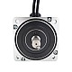 P Series Nema 34 Closed Loop Stepper Motor 12Nm(1700oz.in) with Electromagnetic Brake - 34E1KBK50-120 | StepperOnline CA