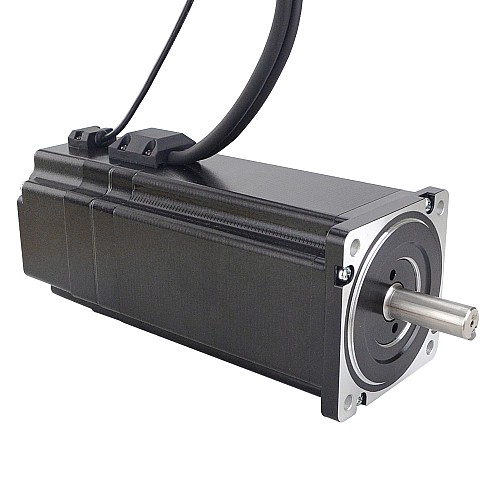 P Series Nema 34 Closed Loop Stepper Motor 12Nm(1700oz.in) with Electromagnetic Brake - 34E1KBK50-120 | StepperOnline CA
