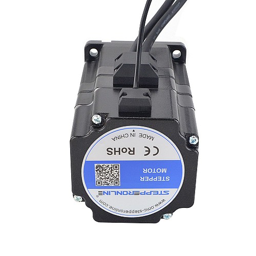 P Series Nema 34 Closed Loop Stepper Motor 4.5Nm(637.38oz.in) with Electromagnetic Brake - 34E1KBK50-45 | StepperOnline CA