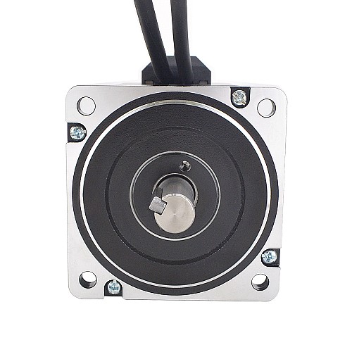 P Series Nema 34 Closed Loop Stepper Motor 4.5Nm(637.38oz.in) with Electromagnetic Brake - 34E1KBK50-45 | StepperOnline CA