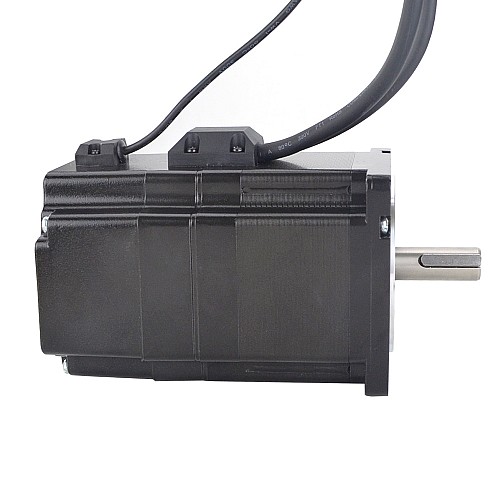 P Series Nema 34 Closed Loop Stepper Motor 4.5Nm(637.38oz.in) with Electromagnetic Brake - 34E1KBK50-45 | StepperOnline CA