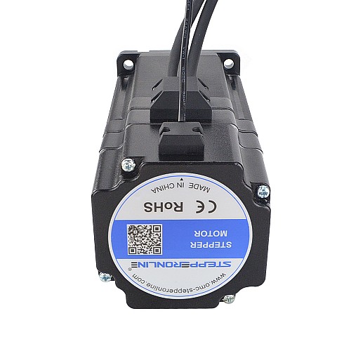 P Series Nema 34 Closed Loop Stepper Motor 8.5Nm(1203.94oz.in) with Electromagnetic Brake - 34E1KBK50-85 | StepperOnline CA P Series Nema 34 Closed Loop Stepper Motor 8.5Nm(1203.94oz.in) with Electromagnetic Brake - 34E1KBK50-85 | StepperOnline CA