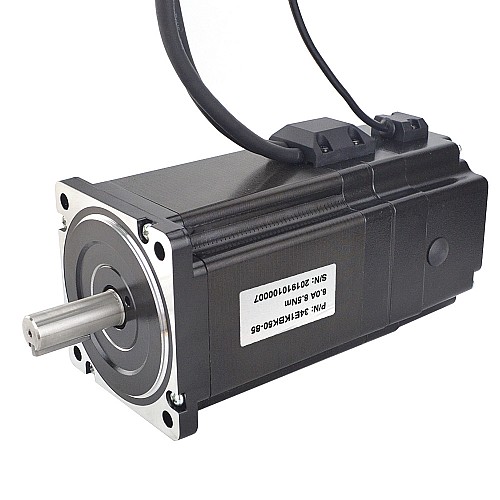 P Series Nema 34 Closed Loop Stepper Motor 8.5Nm(1203.94oz.in) with Electromagnetic Brake - 34E1KBK50-85 | StepperOnline CA P Series Nema 34 Closed Loop Stepper Motor 8.5Nm(1203.94oz.in) with Electromagnetic Brake - 34E1KBK50-85 | StepperOnline CA