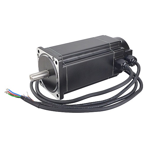 P Series Ip65 Waterproof Nema 34 Closed Loop Stepper Motor 12Nm(1700oz.in) with Encoder 1000PPR(4000CPR) - 34E1KIP65-120 | StepperOnline CA P Series Ip65 Waterproof Nema 34 Closed Loop Stepper Motor 12Nm(1700oz.in) with Encoder 1000PPR(4000CPR) - 34E1KIP65-120 | StepperOnline CA