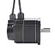P Series IP65 Waterproof Nema 34 Closed Loop Stepper Motor 4.5Nm(637.38oz.in) with Encoder 1000PPR(4000CPR) - 34E1KIP65-45 | StepperOnline CA