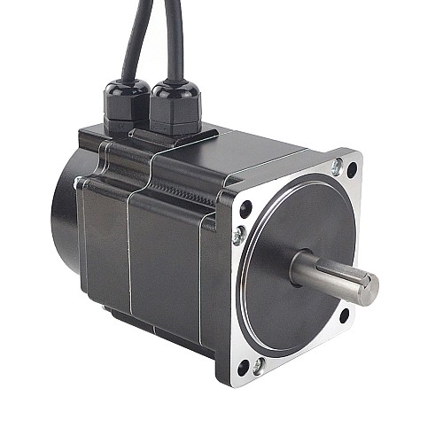 P Series IP65 Waterproof Nema 34 Closed Loop Stepper Motor 4.5Nm(637.38oz.in) with Encoder 1000PPR(4000CPR) - 34E1KIP65-45 | StepperOnline CA