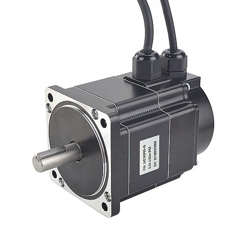 P Series IP65 Waterproof Nema 34 Closed Loop Stepper Motor 4.5Nm(637.38oz.in) with Encoder 1000PPR(4000CPR) - 34E1KIP65-45 | StepperOnline CA