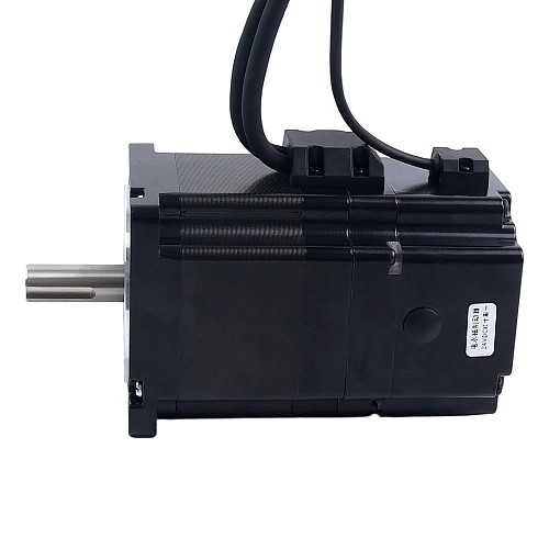 S Series Nema 34 Closed Loop Stepper Motor 4.3Nm(608.93oz.in) with 7.0Nm(991.28oz.in) Electromagnetic Brake - 34HS30-6004D-E1000-B700 | StepperOnline CA