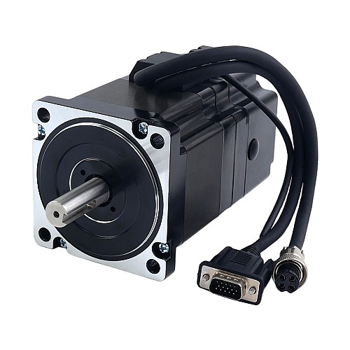 S Series Nema 34 Closed Loop Stepper Motor 4.3Nm(608.93oz.in) with 7.0Nm(991.28oz.in) Electromagnetic Brake - 34HS30-6004D-E1000-B700 | StepperOnline CA