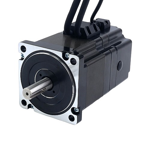 S Series Nema 34 Closed Loop Stepper Motor 4.3Nm(608.93oz.in) with 7.0Nm(991.28oz.in) Electromagnetic Brake - 34HS30-6004D-E1000-B700 | StepperOnline CA
