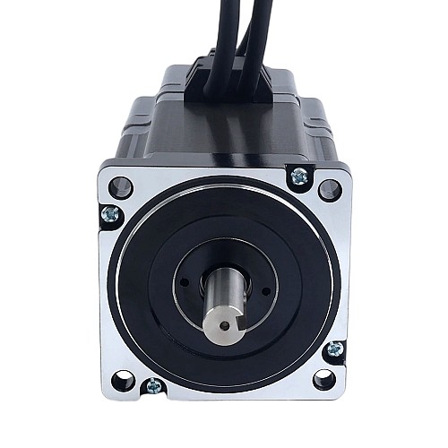 S Series Nema 34 Closed Loop Stepper Motor 8.0Nm(1132.89oz.in) with 7.0Nm(991.28oz.in) Electromagnetic Brake - 34HS45-6004D-E1000-B700 | StepperOnline CA