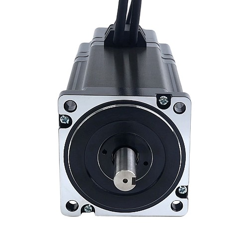 S Series Nema 34 Closed Loop Stepper Motor 12Nm(1699.34oz.in) with 7.0Nm(991.28oz.in) Electromagnetic Brake - 34HS60-6004D-E1000-B700 | StepperOnline CA
