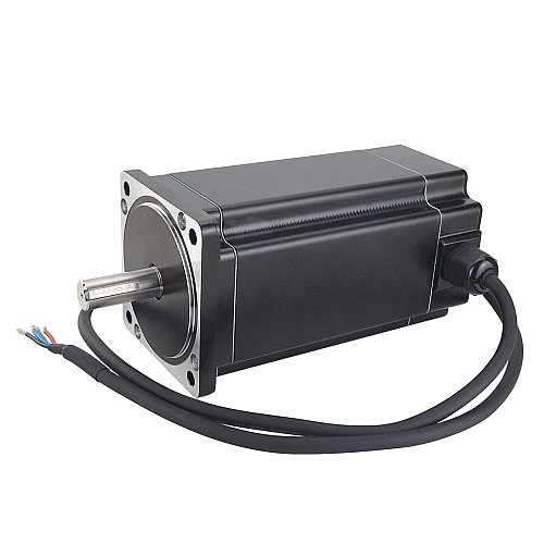 P Series IP65 Waterproof Nema 34 Stepper Motor 6.0A 12Nm(1700oz.in) - 34IP65-120 | StepperOnline CA
