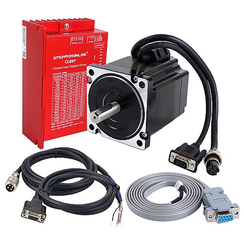 YS Series 1 Axis Closed Loop Stepper CNC Kit V2.0 4.30Nm(608.93oz.in) Nema 34 Motor & Driver - 1-CL86Y-S48-V20 | StepperOnline CA
