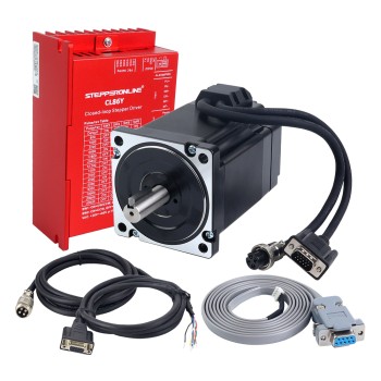 YS Series 1 Axis Closed Loop Stepper CNC Kit V2.0 6.50Nm(920.48oz.in) Nema 34 Motor w/ 2.0m Cables & Driver