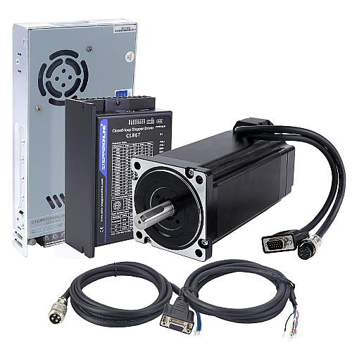 TS Series 1 Axis 12.0Nm(1699.34oz.in) Nema 34 Closed Loop Stepper Kit w/ Power Supply - 1-CLTS120-V41 | StepperOnline CA TS Series 1 Axis 12.0Nm(1699.34oz.in) Nema 34 Closed Loop Stepper Kit w/ Power Supply - 1-CLTS120-V41 | StepperOnline CA