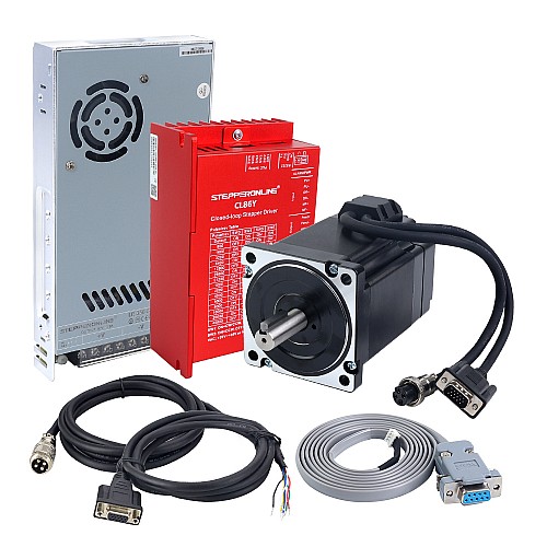 YS Series 1 Axis 6.50Nm(920.48oz.in) Nema 34 Closed Loop Stepper Kit V2.0 w/ Power Supply - 1-CLYS65-V20 | StepperOnline CA
