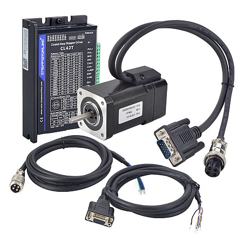 TP Series 1 Axis Closed Loop Stepper CNC Kit 72Ncm(101.98oz.in) Nema 17 Motor - 1-CL42T-P07-V41 | StepperOnline CA TP Series 1 Axis Closed Loop Stepper CNC Kit 72Ncm(101.98oz.in) Nema 17 Motor - 1-CL42T-P07-V41 | StepperOnline CA