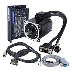 TES Series 1.2Nm(169.93oz.in) 1 Axis Closed Loop Stepper CNC Kit Nema 23 Motor & Driver CL57TE