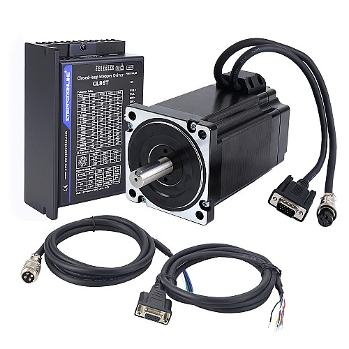 TS Series 9Nm(1274.5oz.in) 1 Axis Closed Loop Stepper CNC Kit Nema 34 Motor & Driver - 1-CL86T-S90-V41 | StepperOnline CA