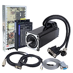 TES Series 1 Axis 3.0Nm(424.83oz.in) Nema 23 Closed Loop Stepper Kit & Driver CL57TE w/ Power Supply