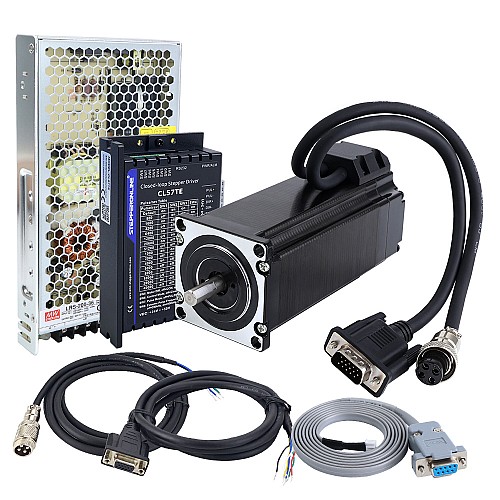 TES Series 1 Axis 3.0Nm(424.83oz.in) Nema 23 Closed Loop Stepper Kit & Driver CL57TE w/ Power Supply - 1-CLTES30A | StepperOnline CA