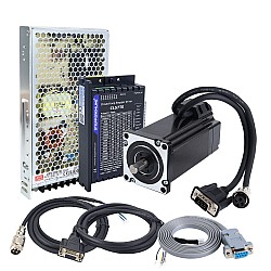 TES Series 1 Axis 4.0Nm(566.56oz.in) Nema 24 Closed Loop Stepper Kit & Driver CL57TE w/ Power Supply