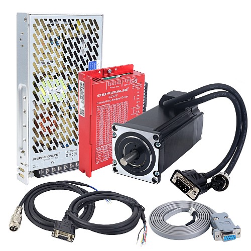 YS Series 1 Axis Closed Loop Stepper CNC Kit V2.0 3.00Nm(424.83oz.in) Nema 23 Motor & Power Supply - 1-CLYS30S-V20 | StepperOnline CA