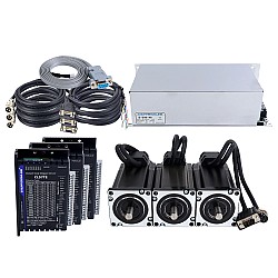 TES Series 3 Axis 4.0Nm(566.56oz.in) Nema 24 Closed Loop Stepper Kit & Driver CL57TE w/ Power Supply