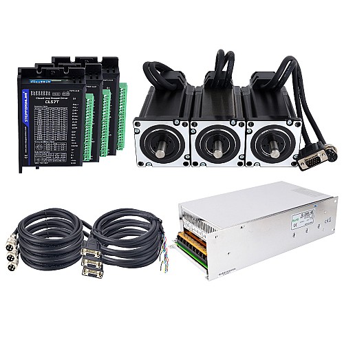 TS Series 3 Axis 4.0Nm(566.56oz.in) Nema 24 Closed Loop Stepper Kit w/ Power Supply - 3-CLTS40-V41 | StepperOnline CA TS Series 3 Axis 4.0Nm(566.56oz.in) Nema 24 Closed Loop Stepper Kit w/ Power Supply - 3-CLTS40-V41 | StepperOnline CA
