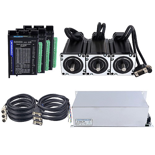 TS Series 3 Axis 4.0Nm(566.56oz.in) Nema 24 Closed Loop Stepper Kit w/ Power Supply - 3-CLTS40-V41 | StepperOnline CA