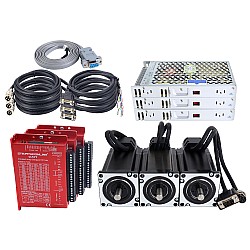 YS Series 3 Axis 4.00Nm(566.45oz.in) Nema 24 Closed Loop Stepper Kit V2.0 w/ Power Supply