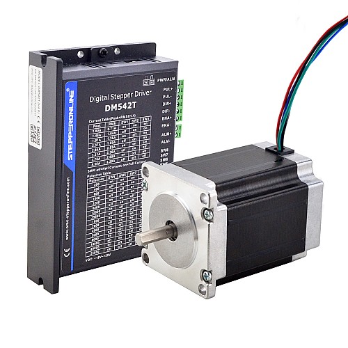 1 Axis Stepper CNC Kit 1.9Nm(269oz.in) Nema 23 Stepper Motor & Driver - 1-DM542T-23HS30 | StepperOnline CA