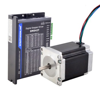 1 Axis Stepper CNC Kit 2.00Nm(283.22oz.in) Nema 23 Stepper Motor & Driver 1 Axis Stepper CNC Kit 2.00Nm(283.22oz.in) Nema 23 Stepper Motor & Driver