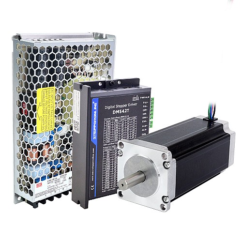 1 Axis Stepper CNC Kit 3.0Nm(425oz.in) Nema 23 Stepper Motor & Driver & Power Supply - 1-DM542T-S30 | StepperOnline CA