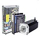 1 Axis Stepper CNC Kit 3.0Nm(425oz.in) Nema 23 Stepper Motor & Driver & Power Supply - 1-DM542T-S30 | StepperOnline CA
