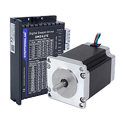 TES Series 1 Axis Stepper CNC Kit 2.00Nm(283.22oz.in) Nema 23 Stepper Motor & Driver DM542TE