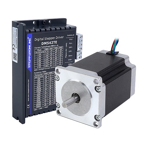 TES Series 1 Axis Stepper CNC Kit 2.00Nm(283.22oz.in) Nema 23 Stepper Motor & Driver DM542TE - 1-DM542TE-23HS30 | StepperOnline CA